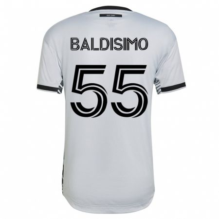 Kandiny Kinder Michael Baldisimo #55 Weiß Auswärtstrikot Trikot 2023/24 T-Shirt