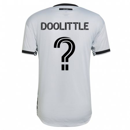 Kandiny Kinder Brooks Doolittle #0 Weiß Auswärtstrikot Trikot 2023/24 T-Shirt
