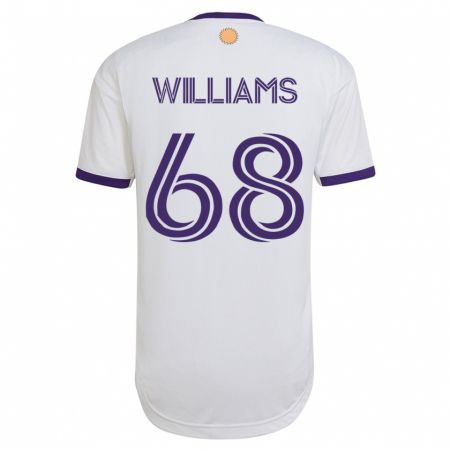 Kandiny Kinder Thomas Williams #68 Weiß Auswärtstrikot Trikot 2023/24 T-Shirt