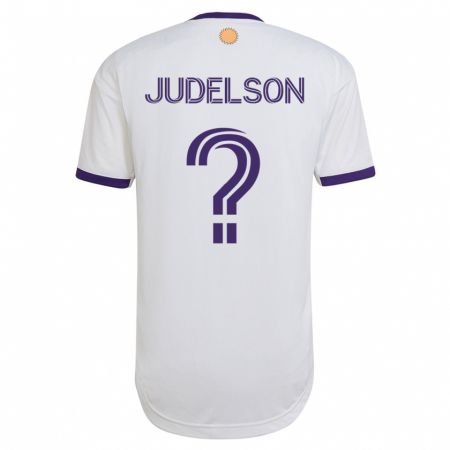 Kandiny Kinder Dylan Judelson #0 Weiß Auswärtstrikot Trikot 2023/24 T-Shirt