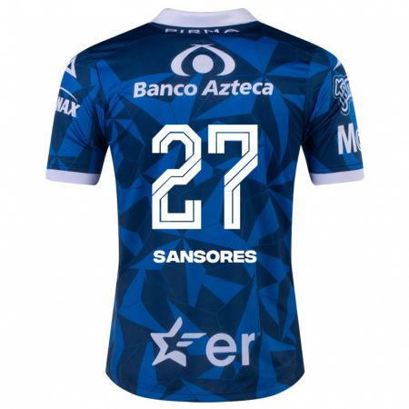 Kandiny Kinder Miguel Sansores #27 Blau Auswärtstrikot Trikot 2023/24 T-Shirt
