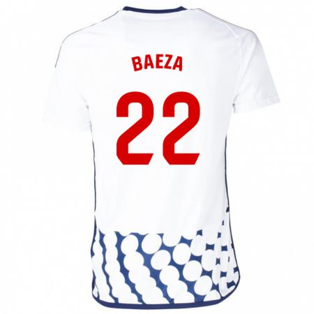 Kandiny Kinder Miguel Baeza #22 Weiß Auswärtstrikot Trikot 2023/24 T-Shirt