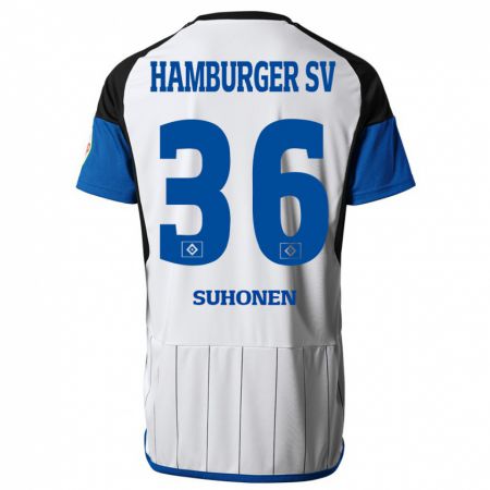 Kandiny Herren Anssi Suhonen #36 Weiß Heimtrikot Trikot 2023/24 T-Shirt