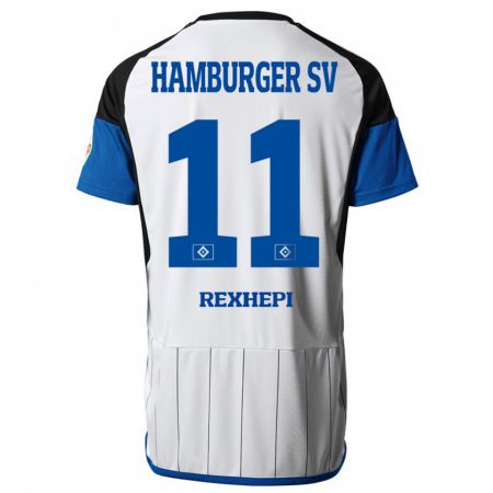 Kandiny Herren Arlind Rexhepi #11 Weiß Heimtrikot Trikot 2023/24 T-Shirt