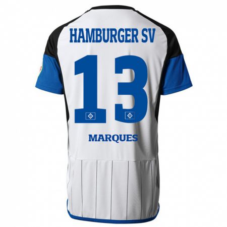 Kandiny Herren Alex Da Graca Marques #13 Weiß Heimtrikot Trikot 2023/24 T-Shirt