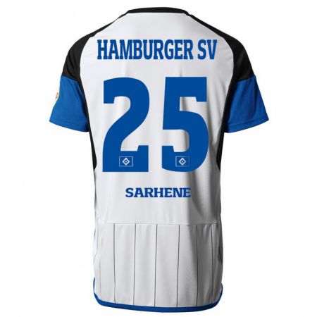 Kandiny Herren Clement Nana-Sarhene #25 Weiß Heimtrikot Trikot 2023/24 T-Shirt