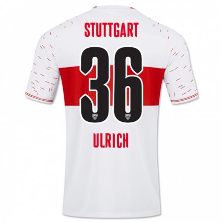 Kandiny Herren Laurin Ulrich #36 Weiß Heimtrikot Trikot 2023/24 T-Shirt