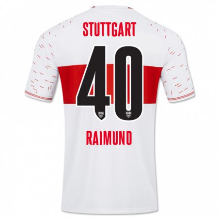 Kandiny Herren Luca Raimund #40 Weiß Heimtrikot Trikot 2023/24 T-Shirt