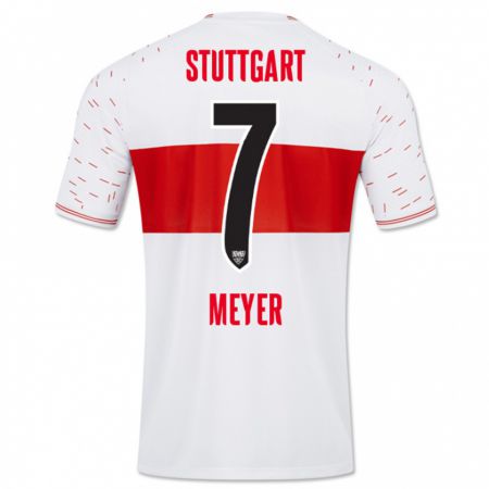 Kandiny Herren Jordan Meyer #7 Weiß Heimtrikot Trikot 2023/24 T-Shirt