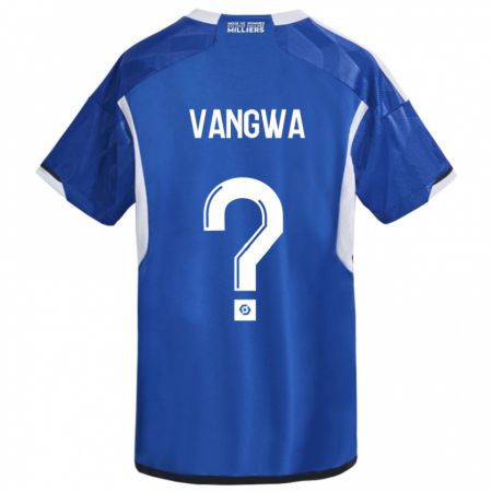 Kandiny Herren Jilva Vangwa #0 Blau Heimtrikot Trikot 2023/24 T-Shirt