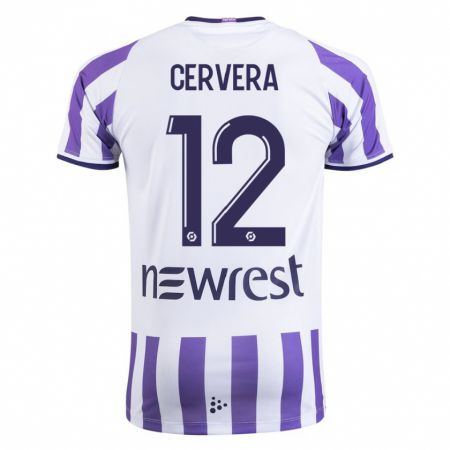 Kandiny Herren Laurianne Cervera #12 Weiß Heimtrikot Trikot 2023/24 T-Shirt