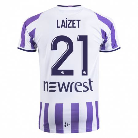 Kandiny Herren Emma Laizet #21 Weiß Heimtrikot Trikot 2023/24 T-Shirt