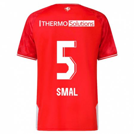 Kandiny Herren Gijs Smal #5 Rot Heimtrikot Trikot 2023/24 T-Shirt