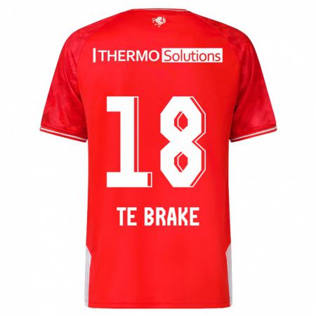 Kandiny Herren Sophie Te Brake #18 Rot Heimtrikot Trikot 2023/24 T-Shirt