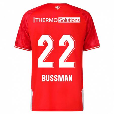 Kandiny Herren Fiene Bussman #22 Rot Heimtrikot Trikot 2023/24 T-Shirt