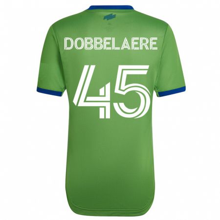 Kandiny Herren Ethan Dobbelaere #45 Grün Heimtrikot Trikot 2023/24 T-Shirt