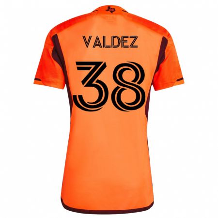 Kandiny Herren Xavier Valdez #38 Orangefarben Heimtrikot Trikot 2023/24 T-Shirt