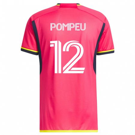 Kandiny Herren Célio Pompeu #12 Rosa Heimtrikot Trikot 2023/24 T-Shirt
