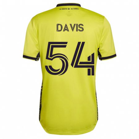Kandiny Herren Sean Davis #54 Gelb Heimtrikot Trikot 2023/24 T-Shirt