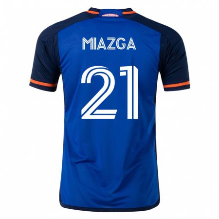 Kandiny Herren Matt Miazga #21 Blau Heimtrikot Trikot 2023/24 T-Shirt