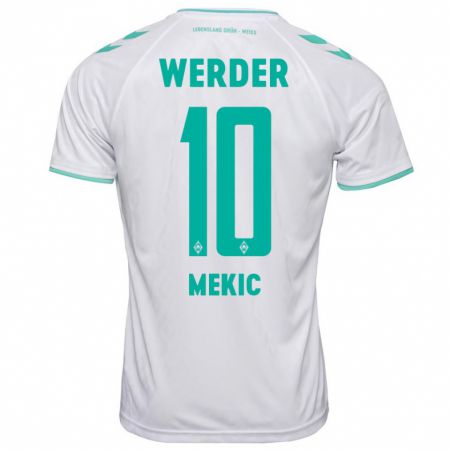 Kandiny Herren Elmin Mekic #10 Weiß Auswärtstrikot Trikot 2023/24 T-Shirt