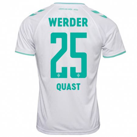 Kandiny Herren Sönke Quast #25 Weiß Auswärtstrikot Trikot 2023/24 T-Shirt