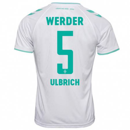 Kandiny Herren Michelle Ulbrich #5 Weiß Auswärtstrikot Trikot 2023/24 T-Shirt