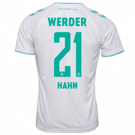 Kandiny Herren Chiara Hahn #21 Weiß Auswärtstrikot Trikot 2023/24 T-Shirt