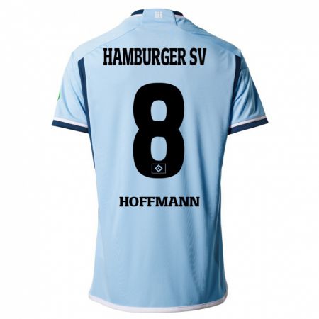 Kandiny Herren Nick Hoffmann #8 Blau Auswärtstrikot Trikot 2023/24 T-Shirt