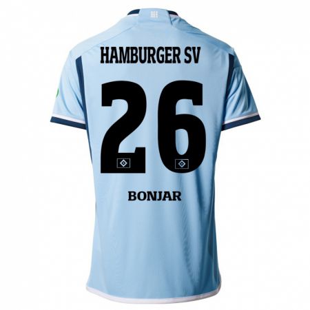 Kandiny Herren Amir Bonjar #26 Blau Auswärtstrikot Trikot 2023/24 T-Shirt