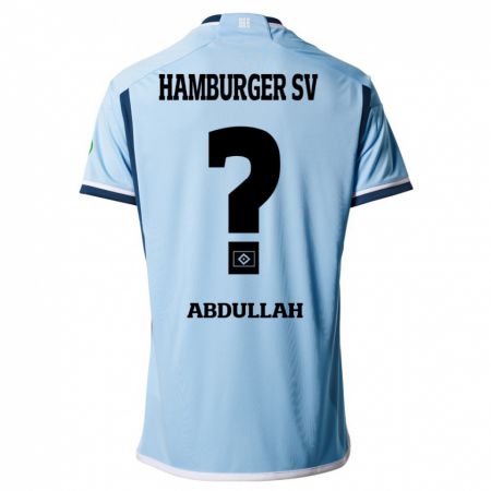 Kandiny Herren Majeed Salo Abdullah #0 Blau Auswärtstrikot Trikot 2023/24 T-Shirt