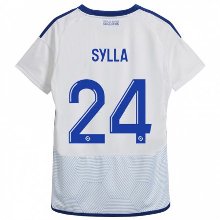 Kandiny Herren Abakar Sylla #24 Weiß Auswärtstrikot Trikot 2023/24 T-Shirt