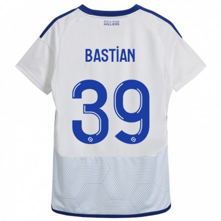 Kandiny Herren Maxime Bastian #39 Weiß Auswärtstrikot Trikot 2023/24 T-Shirt