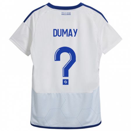 Kandiny Herren Yoann Dumay #0 Weiß Auswärtstrikot Trikot 2023/24 T-Shirt