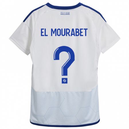 Kandiny Herren Samir El Mourabet #0 Weiß Auswärtstrikot Trikot 2023/24 T-Shirt