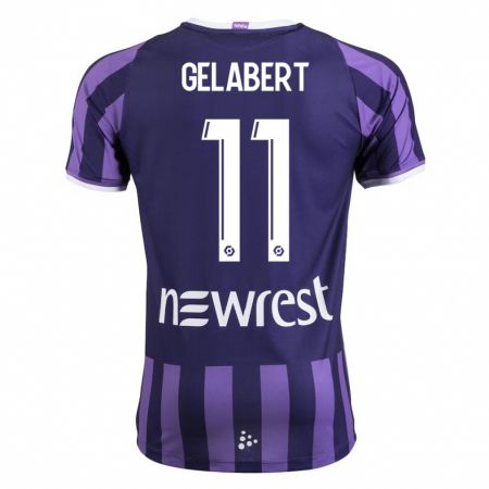 Kandiny Herren César Gelabert #11 Lila Auswärtstrikot Trikot 2023/24 T-Shirt