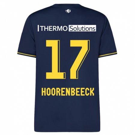 Kandiny Herren Alec Van Hoorenbeeck #17 Marine Auswärtstrikot Trikot 2023/24 T-Shirt