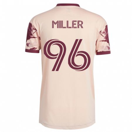 Kandiny Herren Carver Miller #96 Cremefarben Auswärtstrikot Trikot 2023/24 T-Shirt