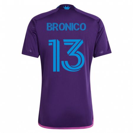 Kandiny Herren Brandt Bronico #13 Violett Auswärtstrikot Trikot 2023/24 T-Shirt
