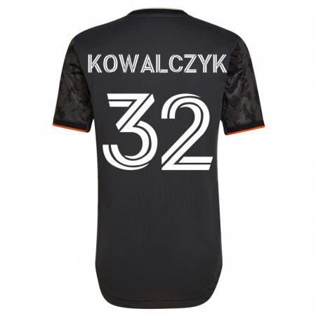 Kandiny Herren Sebastian Kowalczyk #32 Schwarz Auswärtstrikot Trikot 2023/24 T-Shirt
