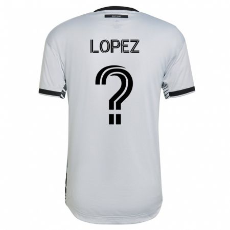 Kandiny Herren Mateo Lopez #0 Weiß Auswärtstrikot Trikot 2023/24 T-Shirt