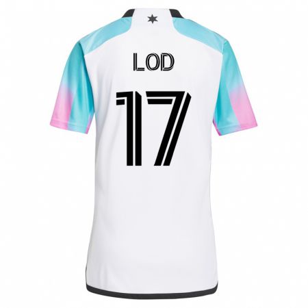 Kandiny Herren Robin Lod #17 Weiß Auswärtstrikot Trikot 2023/24 T-Shirt