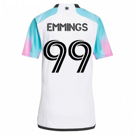 Kandiny Herren Fred Emmings #99 Weiß Auswärtstrikot Trikot 2023/24 T-Shirt