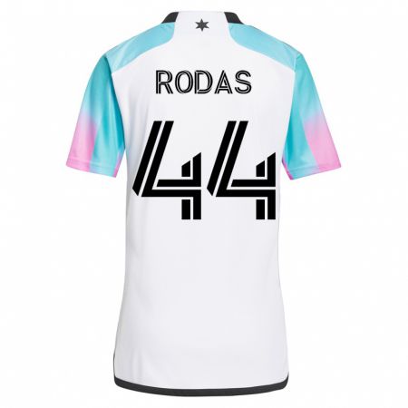 Kandiny Herren Geremy Rodas #44 Weiß Auswärtstrikot Trikot 2023/24 T-Shirt