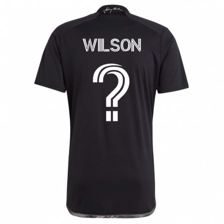 Kandiny Herren Dominic Wilson #0 Schwarz Auswärtstrikot Trikot 2023/24 T-Shirt