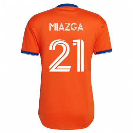 Kandiny Herren Matt Miazga #21 Weiß Auswärtstrikot Trikot 2023/24 T-Shirt