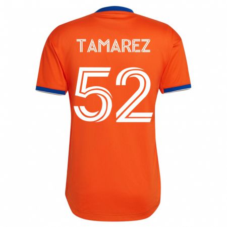 Kandiny Herren Lucas Tamarez #52 Weiß Auswärtstrikot Trikot 2023/24 T-Shirt