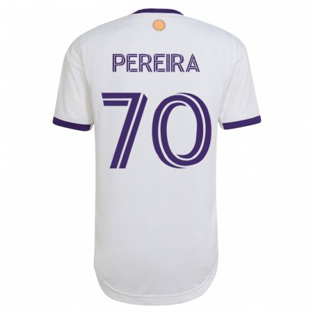 Kandiny Herren Dominic Pereira #70 Weiß Auswärtstrikot Trikot 2023/24 T-Shirt