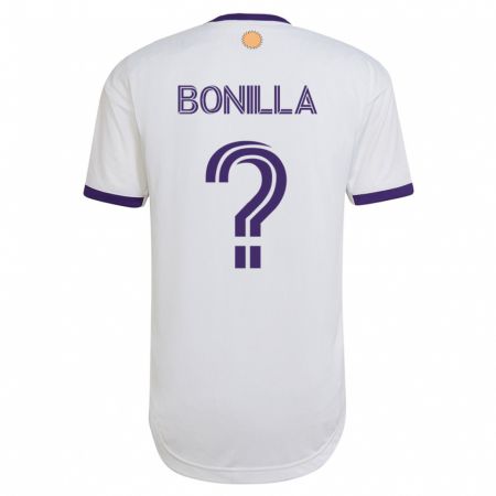 Kandiny Herren Jarell Bonilla #0 Weiß Auswärtstrikot Trikot 2023/24 T-Shirt