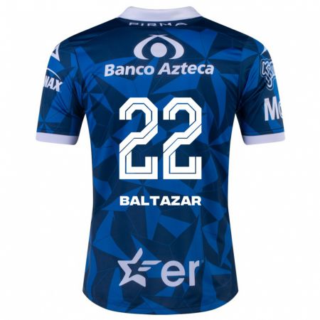 Kandiny Herren Carlos Baltazar #22 Blau Auswärtstrikot Trikot 2023/24 T-Shirt